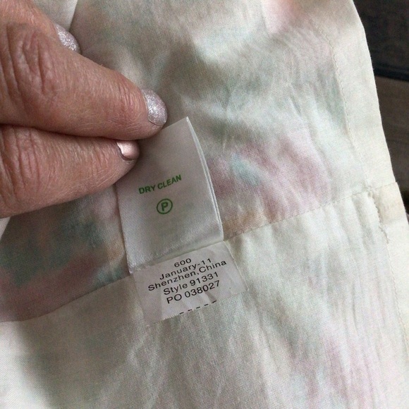 Lilly Pulitzer Keetan Strapless Dress in Classic White Little Lilet 0 - Picture 9 of 9